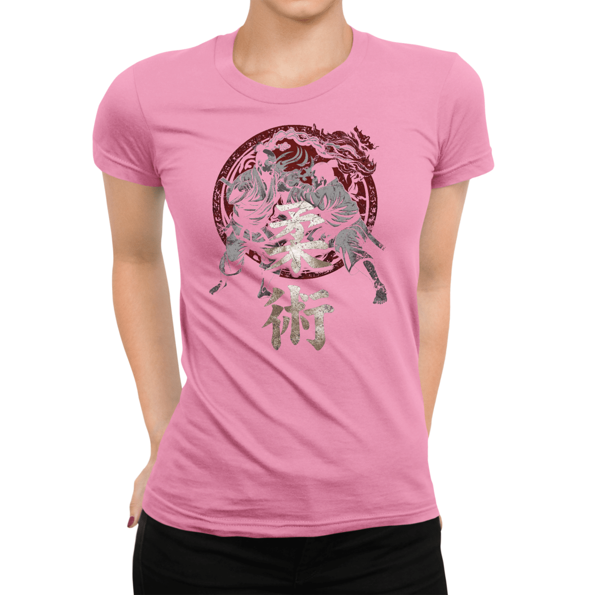 Azalea Jiu Jitsu Japanese Kanji Women's Graphic Shirt - Kanji Soul