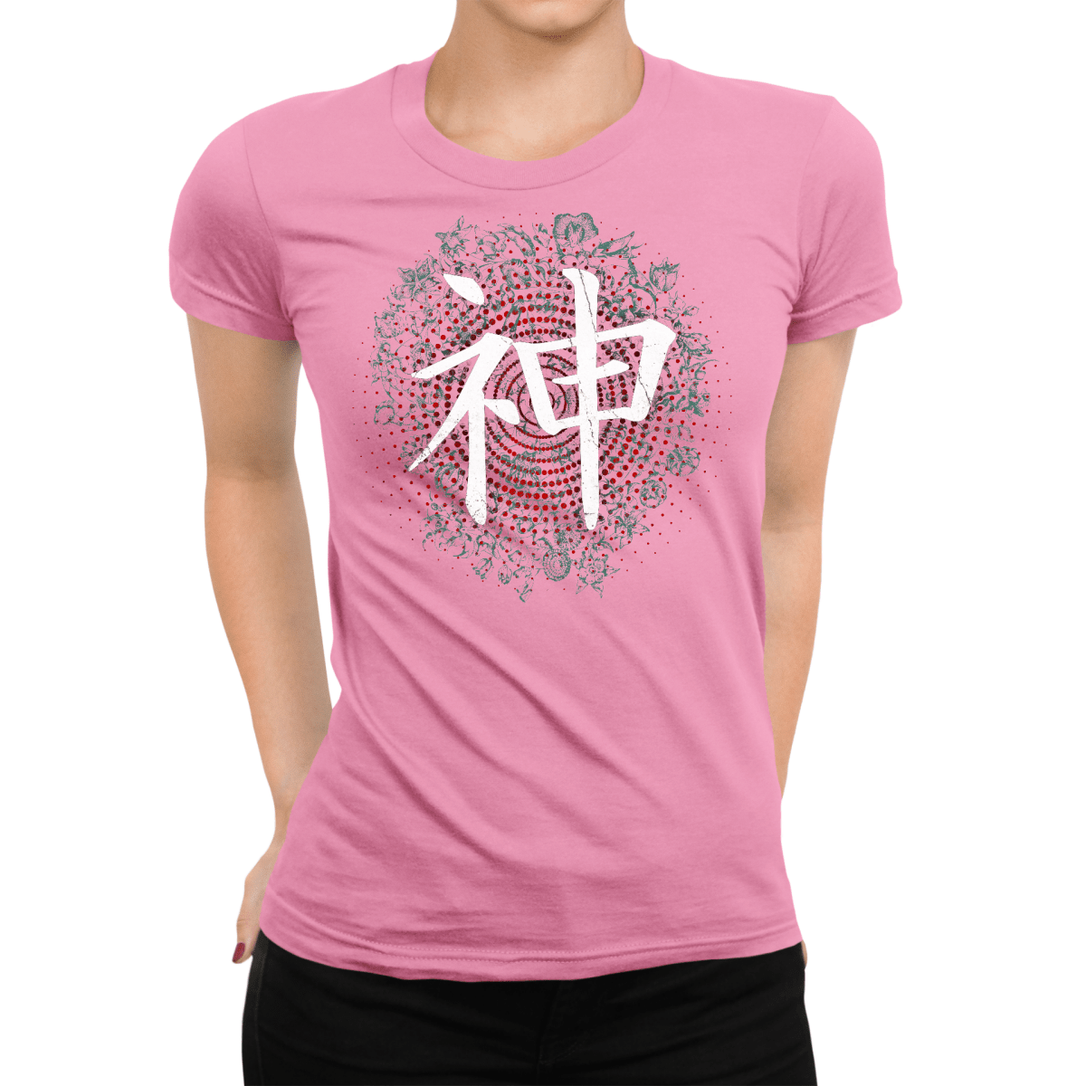 Azalea Kami Japanese Kanji Women's Graphic Shirt - Kanji Soul