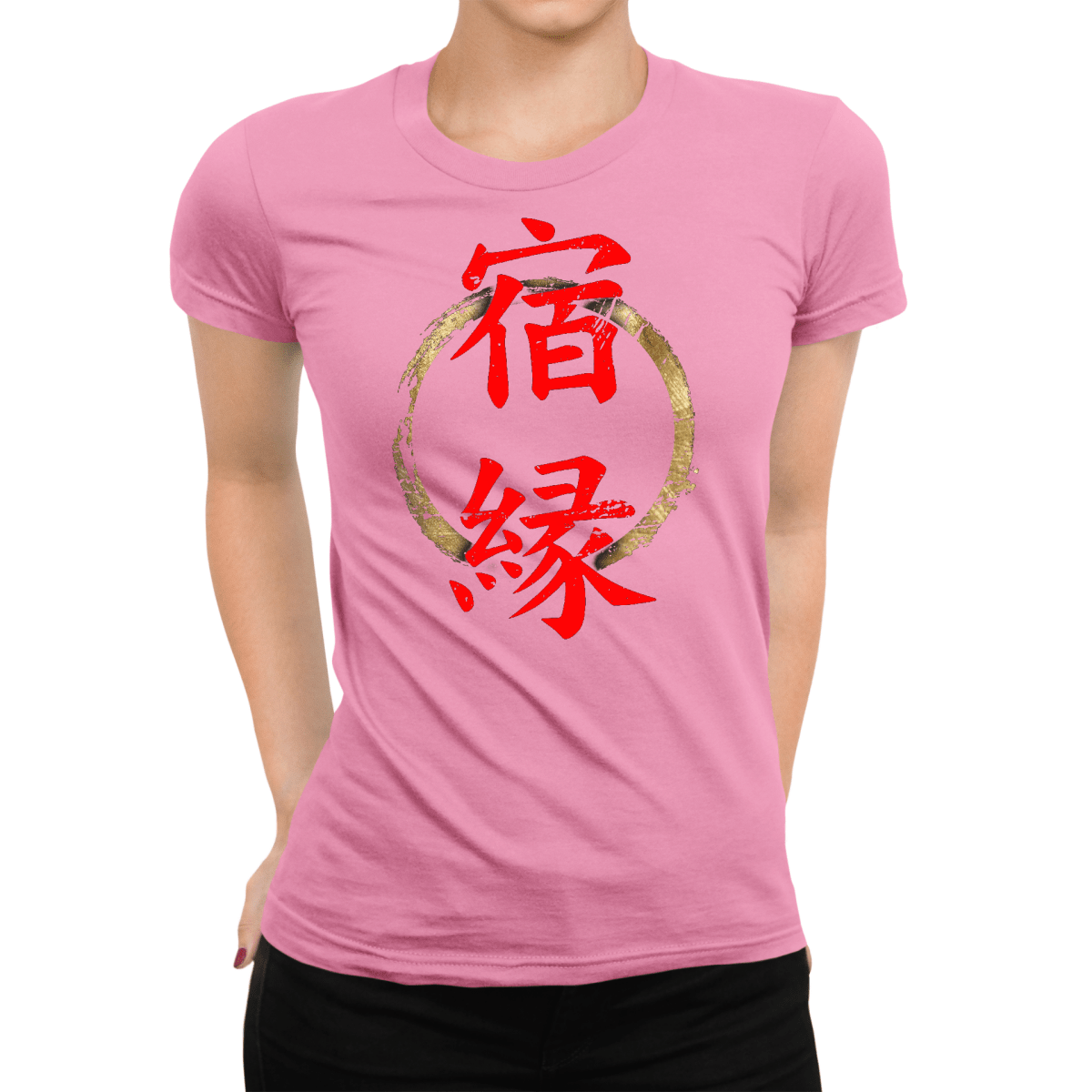 Azalea Karma Kanji Japanese Inspired Women's Shirt - Kanji Soul