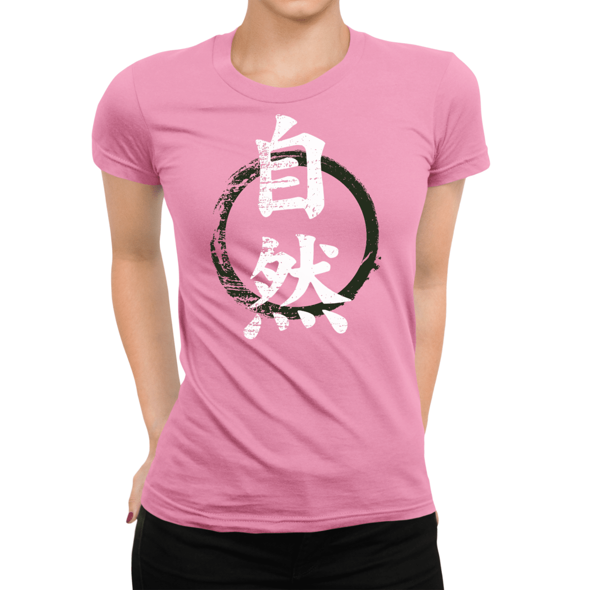 Azalea Nature Symbol Japanese Graphic Shirt for Women - Kanji Soul