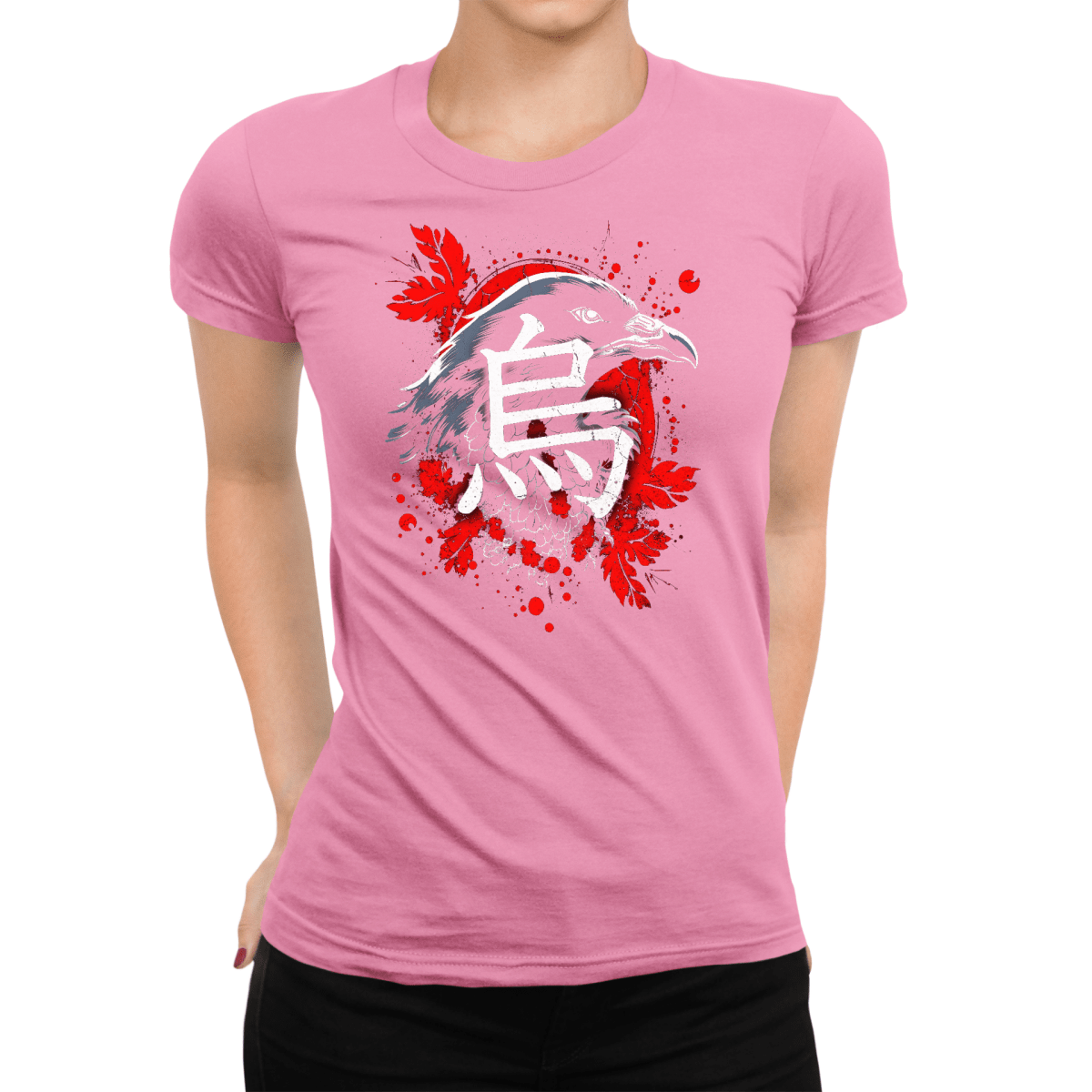 Azalea Raven Kanji Japanese Inspired Women's Shirt - Kanji Soul