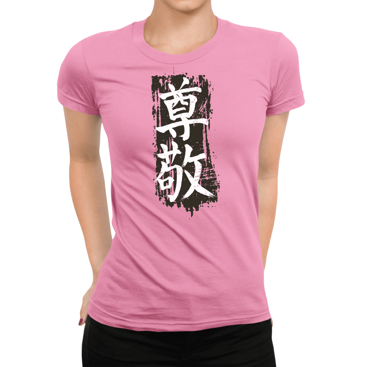 Azalea Respect Japanese Kanji Women's Graphic Shirt - Kanji Soul