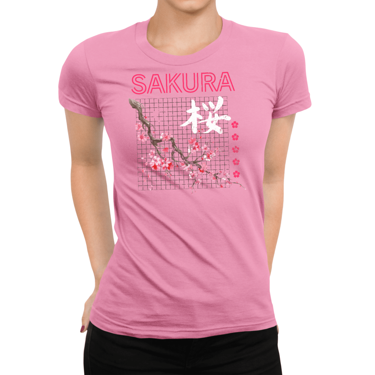 Azalea Sakura Kanji Japanese Inspired Women's Shirt - Kanji Soul