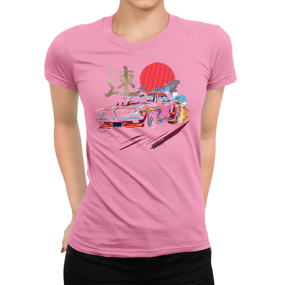 Azalea Speed Japanese Kanji Women's Graphic Shirt - Kanji Soul