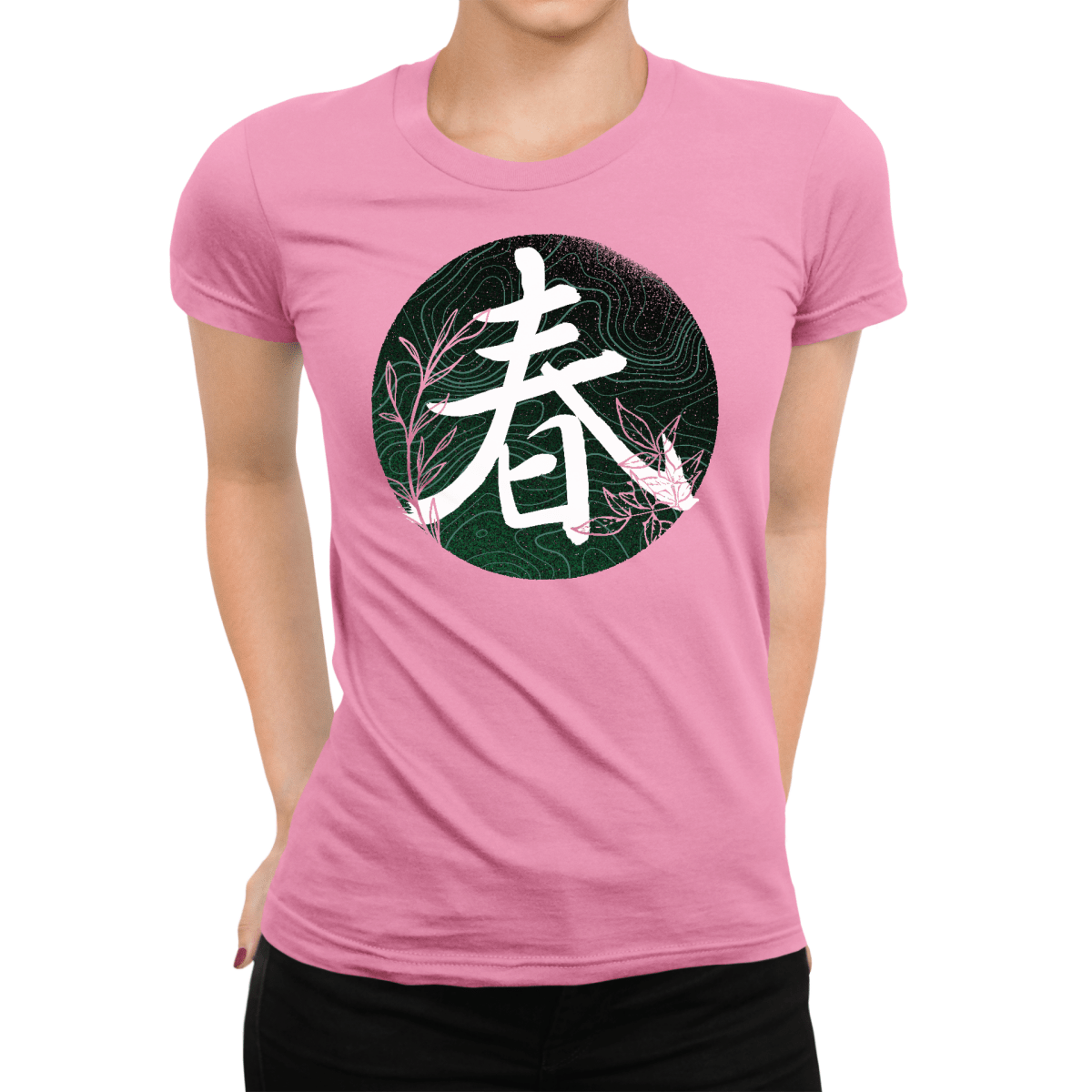 Azalea Spring Kanji Japanese Inspired Women's Shirt - Kanji Soul
