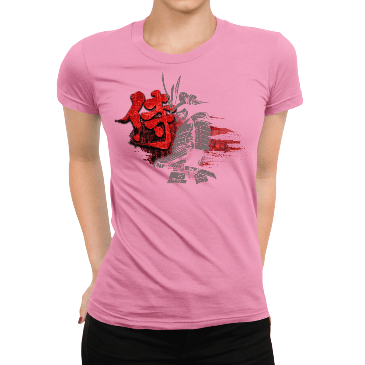 Azalea Women's Japanese Kanji Bushido Warrior Symbol Shirt - Kanji Soul