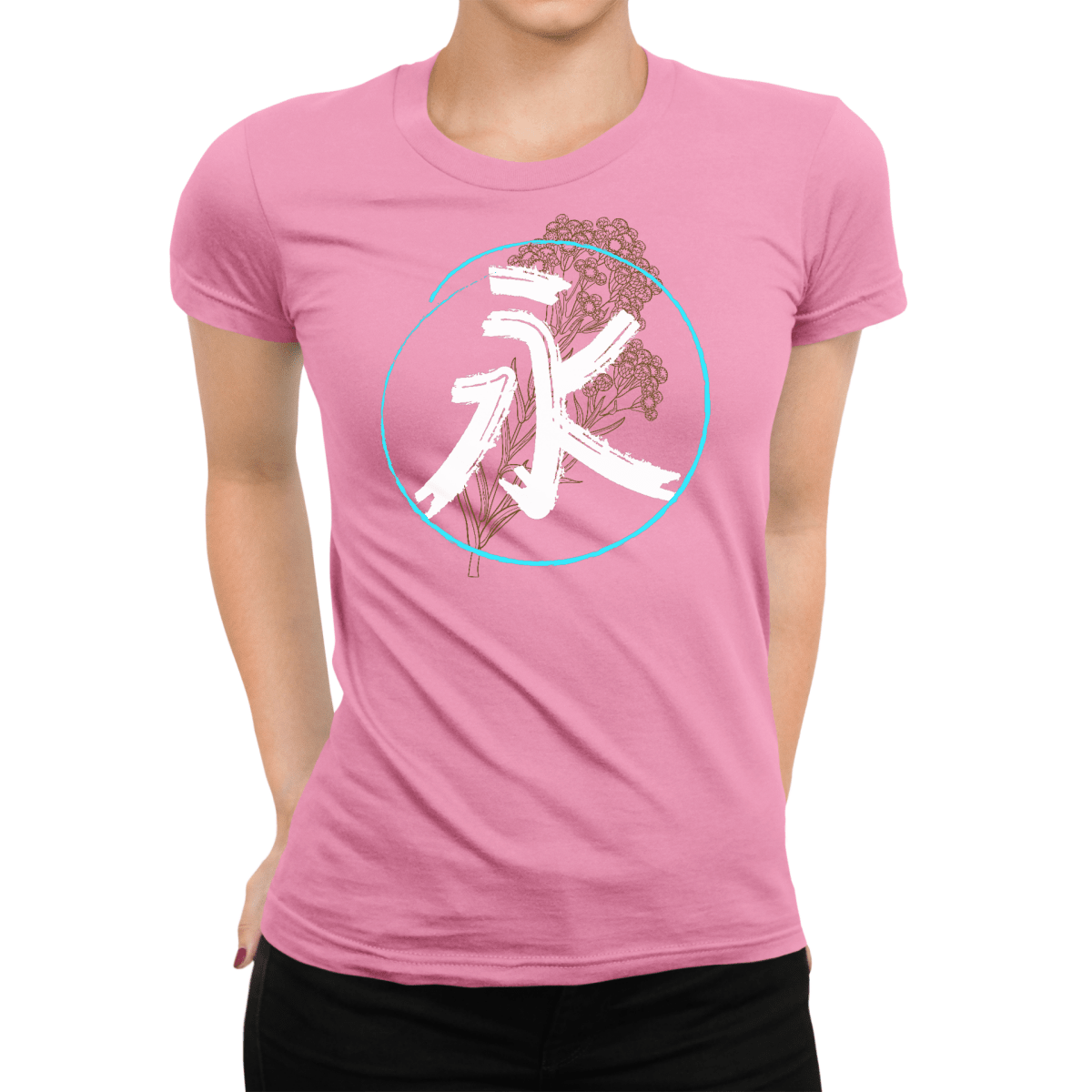 Azalea Women's Japanese Kanji Everlasting Symbol Shirt - Kanji Soul