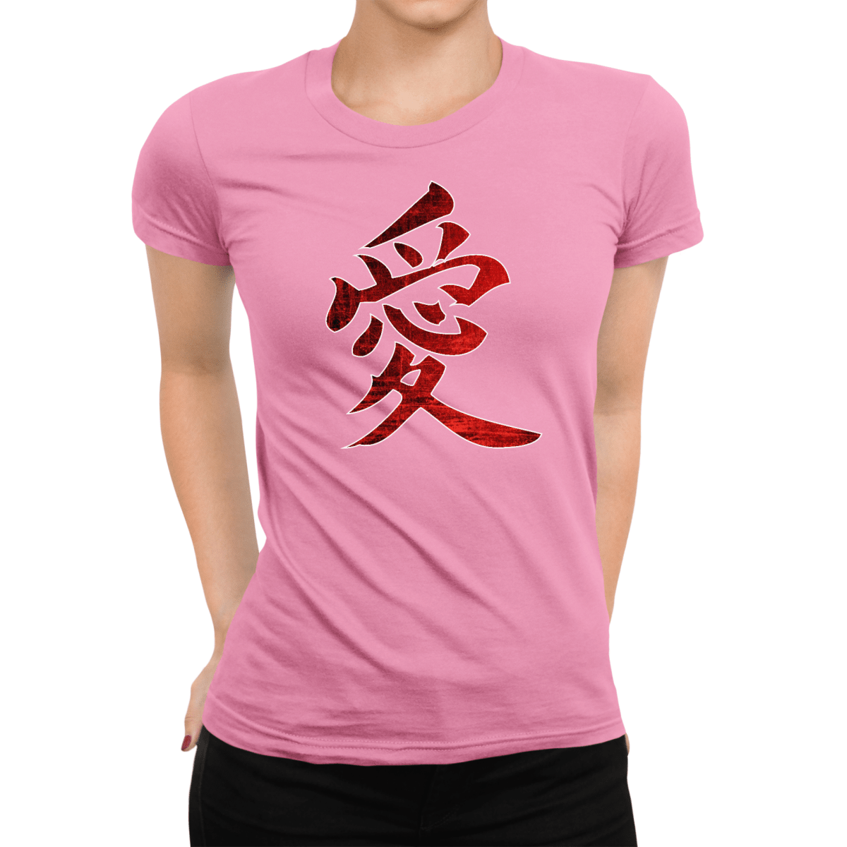 Azalea Women's Japanese Kanji Love Symbol Shirt - Kanji Soul