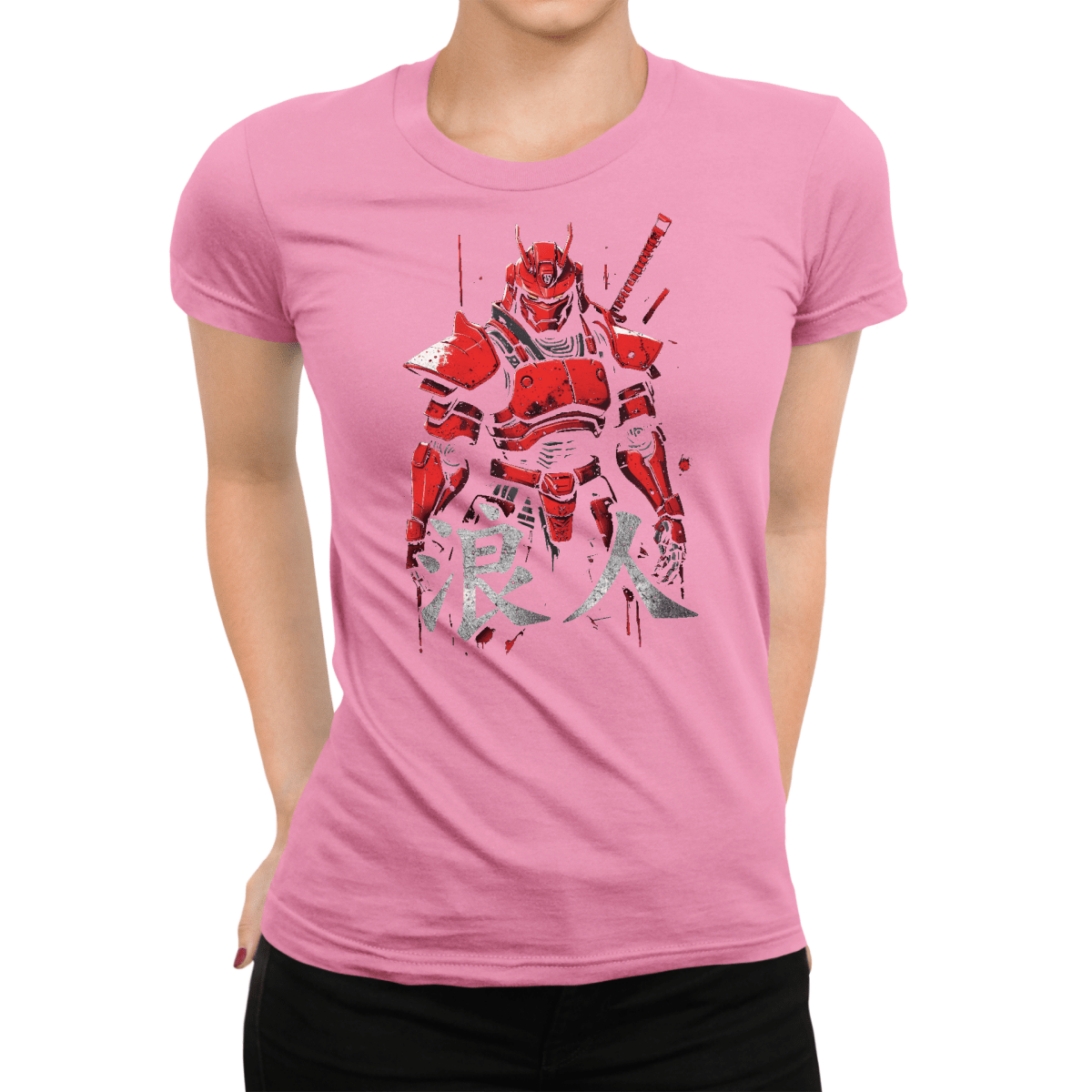 Azalea Women's Japanese Kanji Ronin Robot Symbol Shirt - Kanji Soul