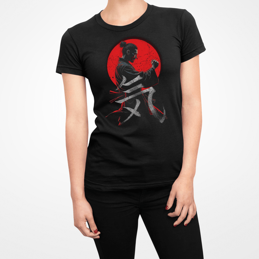 Black Japanese Kanji for Ki Women's Shirt - Kanji Soul