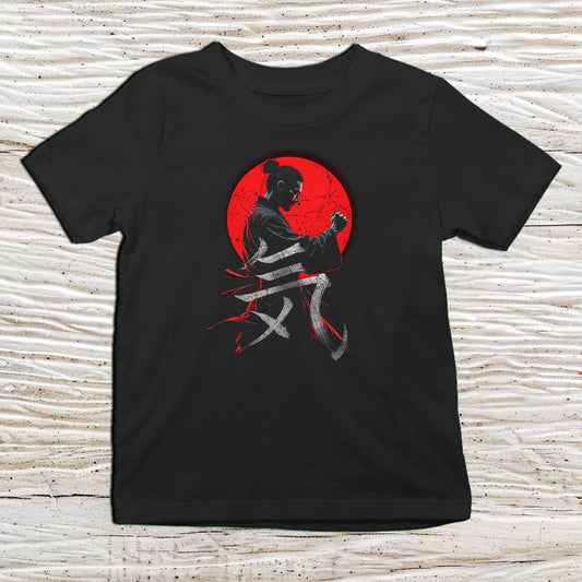 Black Ki Kanji Kids T-Shirt – 気 Japanese Inspired Shirt - Kanji Soul