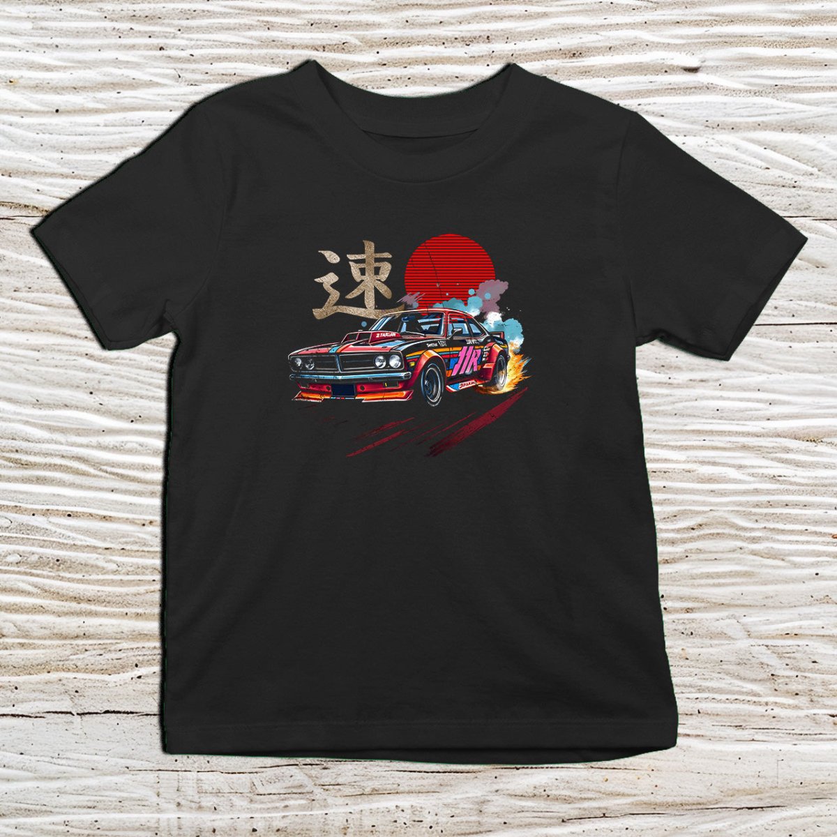 Black Speed Kanji Kids T-Shirt – 速 Japanese Inspired Shirt - Kanji Soul