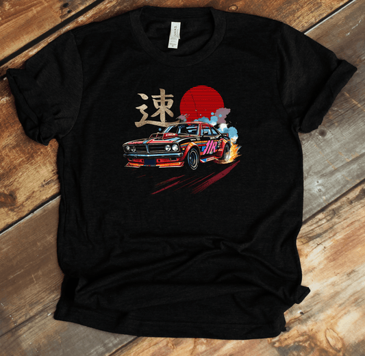 Black Speed Kanji Premium T-Shirt - KanjiSoul
