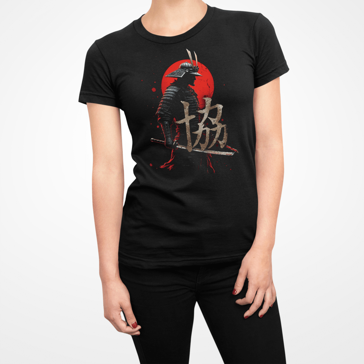 Black Women's Japanese Kanji Kana - Kyo Symbol Shirt - Kanji Soul