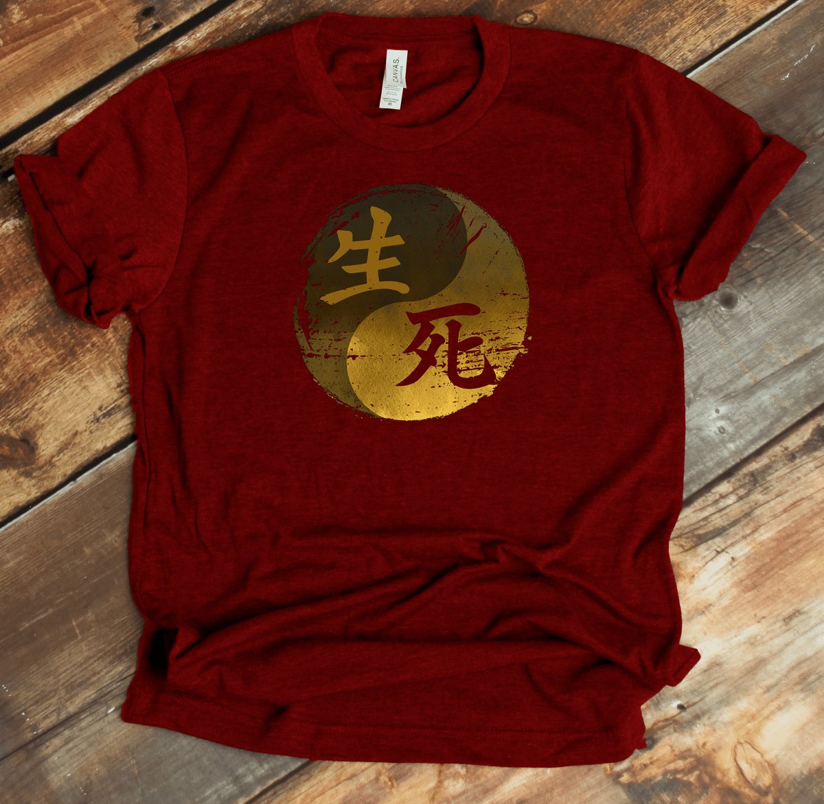 Cardinal Life & Death Japanese Kanji T-Shirt – 生死 - KanjiSoul