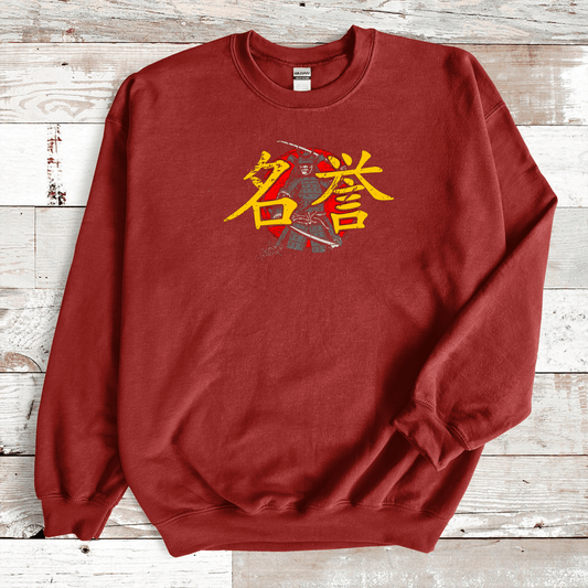 Cardinal Red Honor Kanji Premium Sweatshirt - KanjiSoul