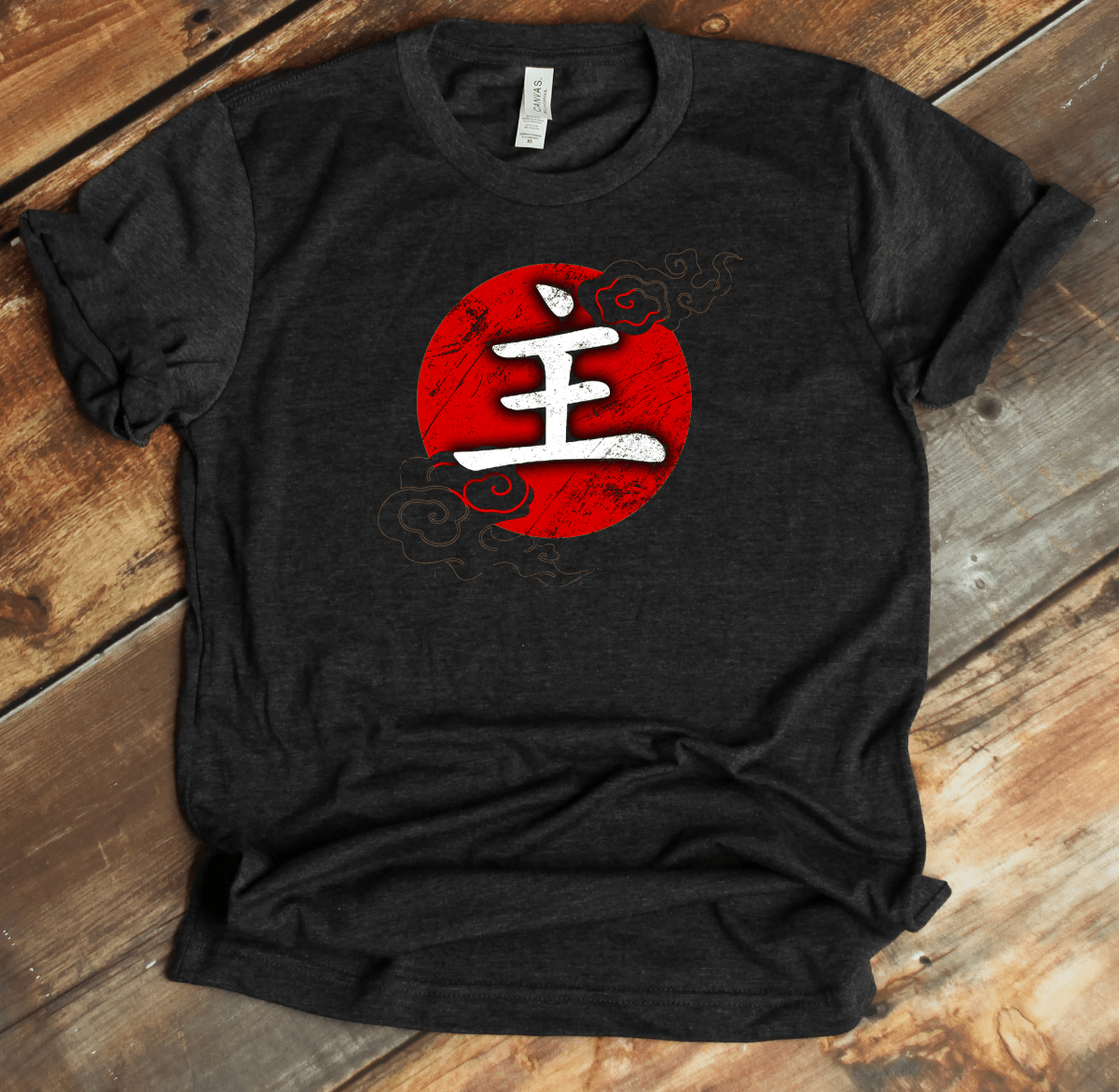 Dark Grey Heather Master Kanji Premium T-Shirt - KanjiSoul