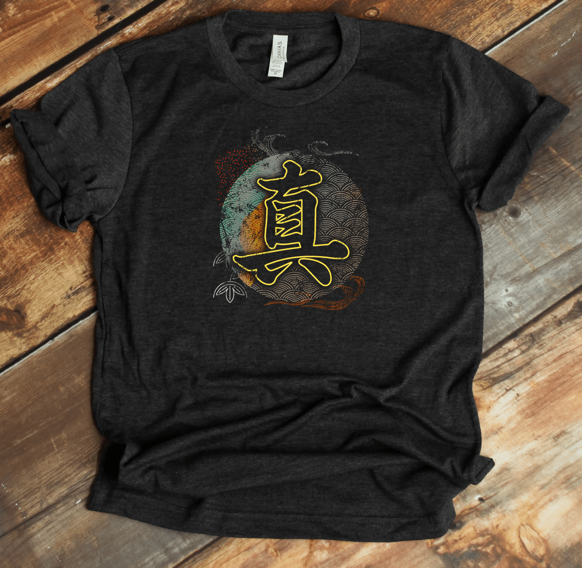 Dark Grey Heather Truth Kanji Premium T-Shirt - KanjiSoul