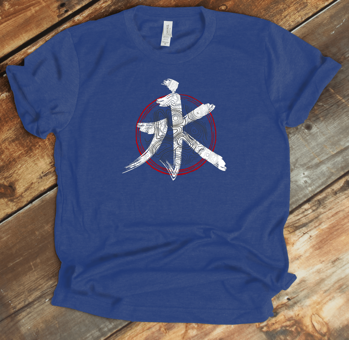 Heather True Royal Everlasting Kanji Premium T-Shirt - KanjiSoul