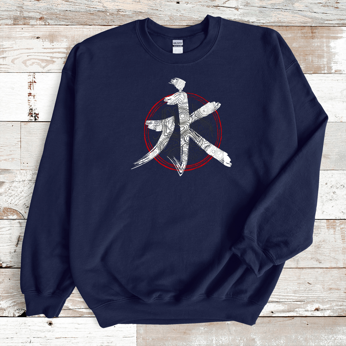 Navy Everlasting Kanji Premium Sweatshirt - KanjiSoul