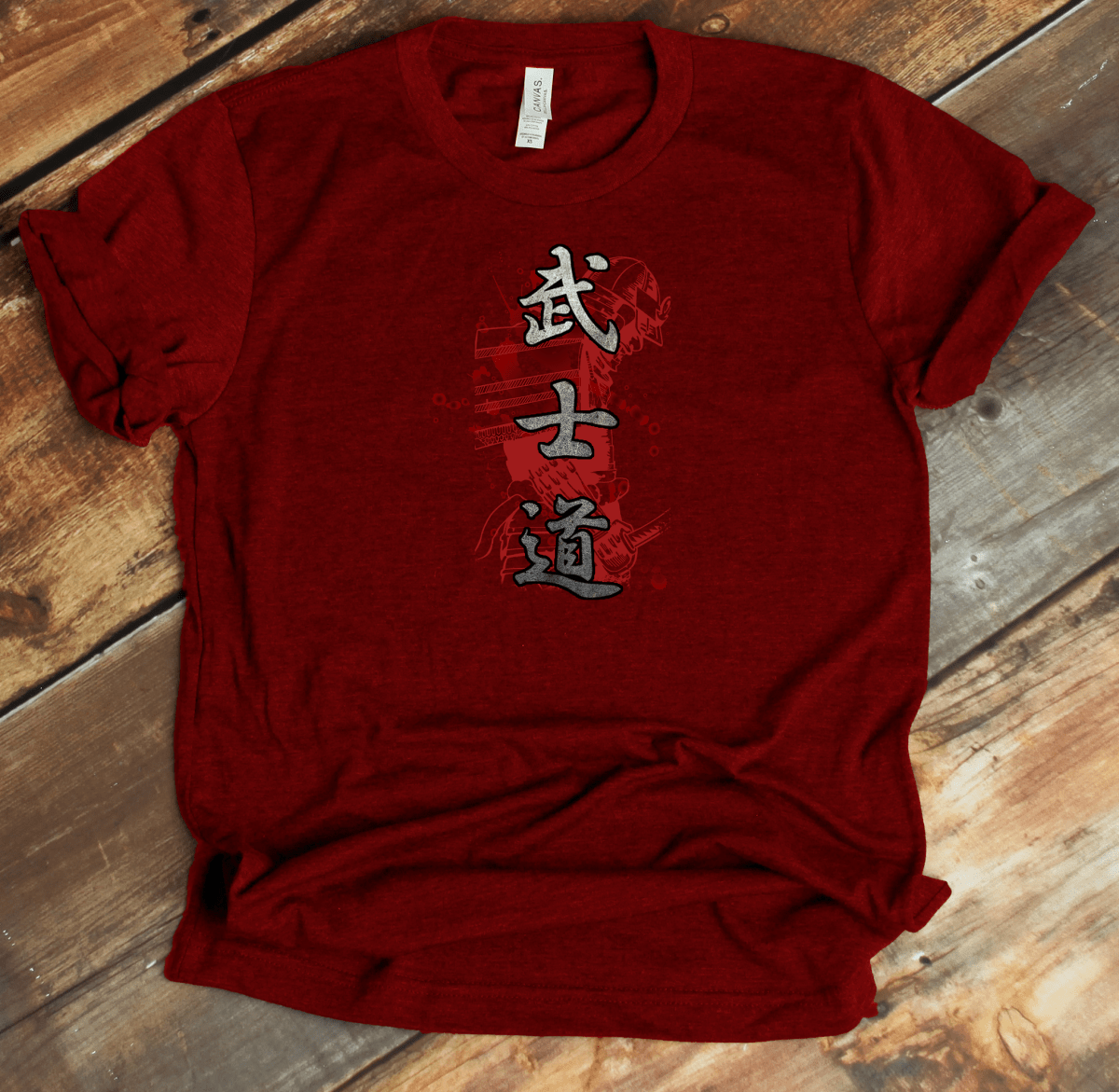 Red Bushido Kanji Premium T-Shirt - KanjiSoul