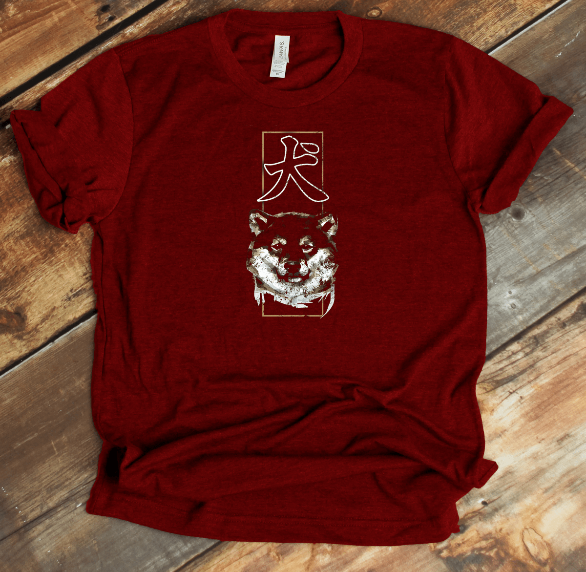 Red Dog Kanji Premium T-Shirt - KanjiSoul