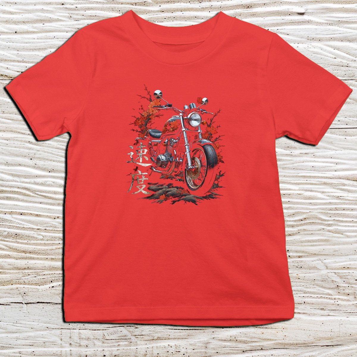 Red Speed Kanji Kids T-Shirt – 速 Japanese Inspired Shirt - Kanji Soul