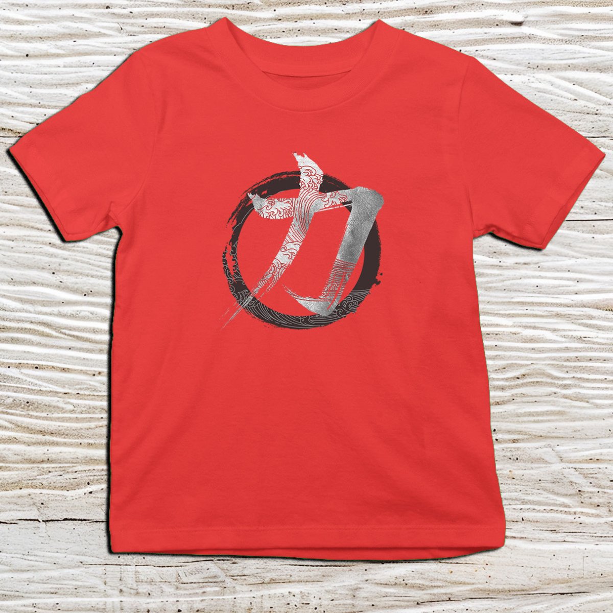 Red Strength Kanji Kids T-Shirt – 力 Japanese Inspired Shirt - Kanji Soul