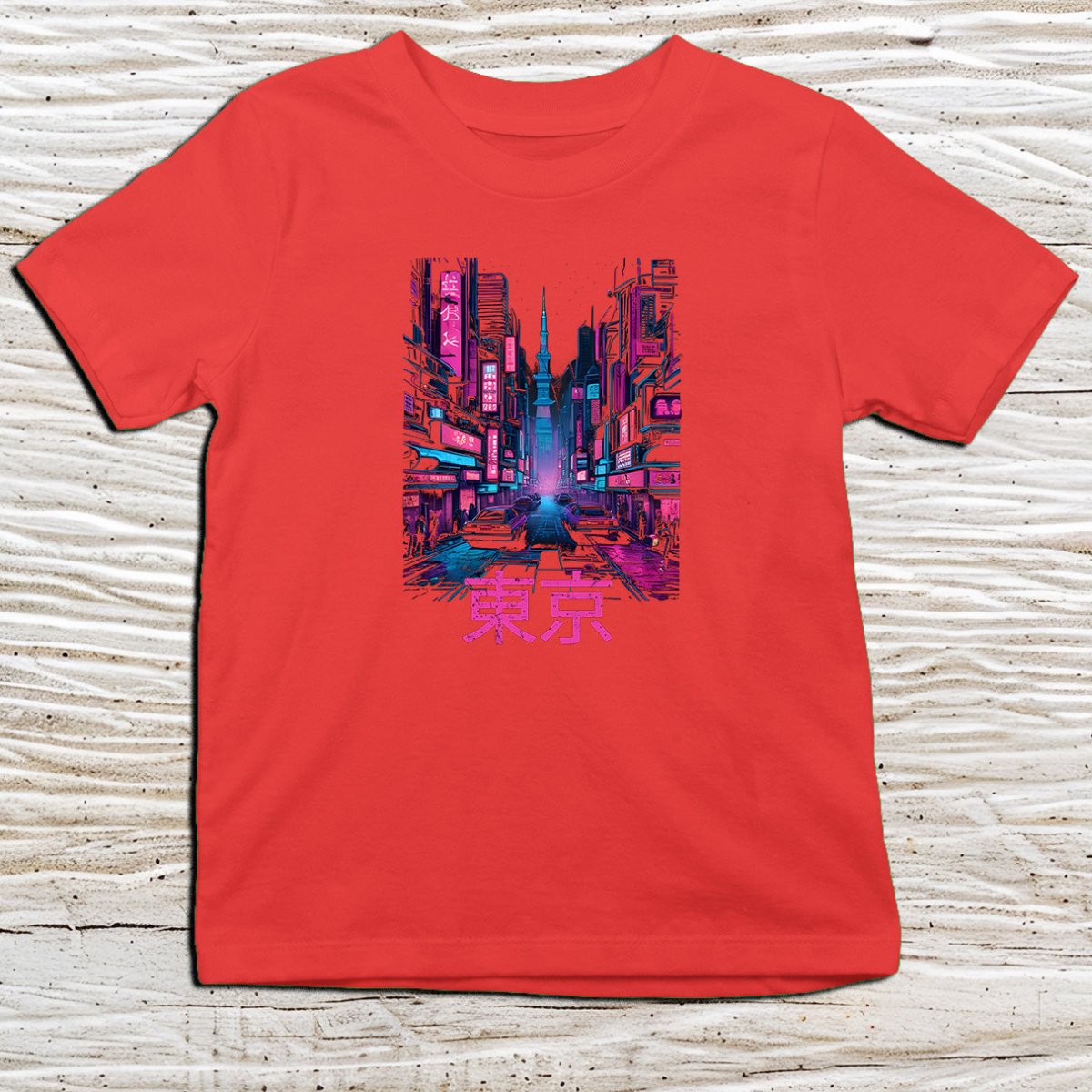 Red Tokyo Kanji Kids T-Shirt – 東京 Japanese Inspired Shirt - Kanji Soul