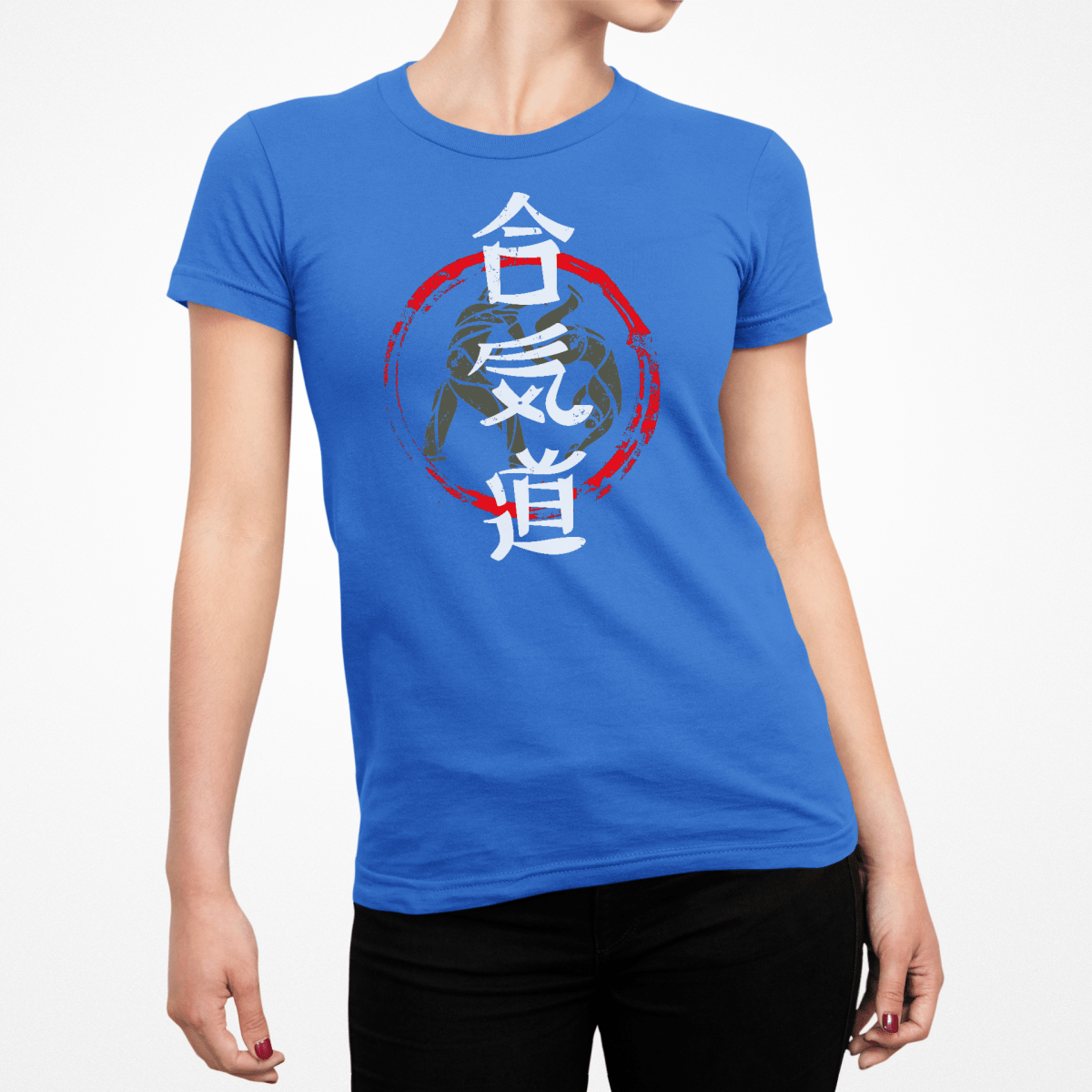 Royal Aikido Kanji Japanese Inspired Women's Shirt - Kanji Soul