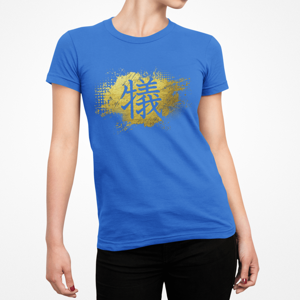 Royal Japanese Kanji for Sacrifice Women's Shirt - Kanji Soul