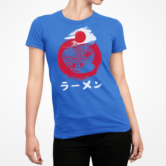 Royal Ramen Minimalist Symbol Japanese Graphic Shirt for Women - Kanji Soul
