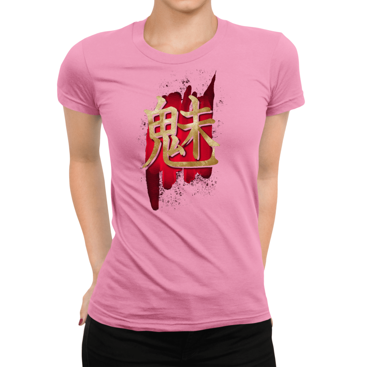 S Charm Kanji Japanese Premium Women's T-Shirt - Kanji Soul
