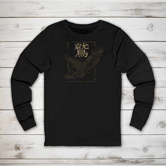 S Eagle Kanji Long Sleeve T-Shirt - KanjiSoul