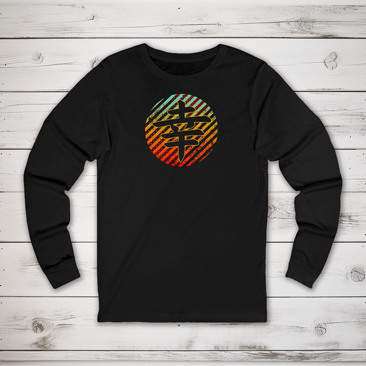 S Happiness Kanji Long Sleeve T-Shirt - KanjiSoul
