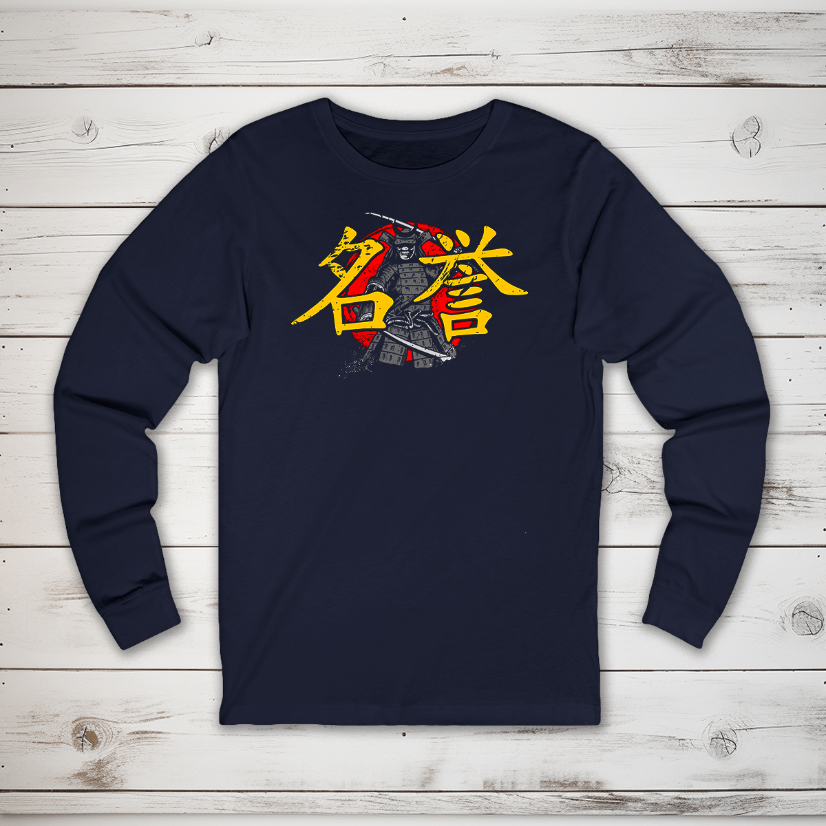 S Honor Kanji Long Sleeve T-Shirt - KanjiSoul