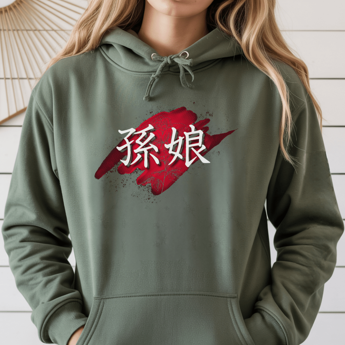 S Japanese Granddaughter Kanji Premium Unisex Hoodie - Kanji Soul
