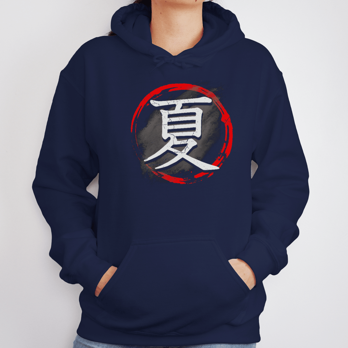 S Japanese Summer Kanji Premium Unisex Hoodie - Kanji Soul