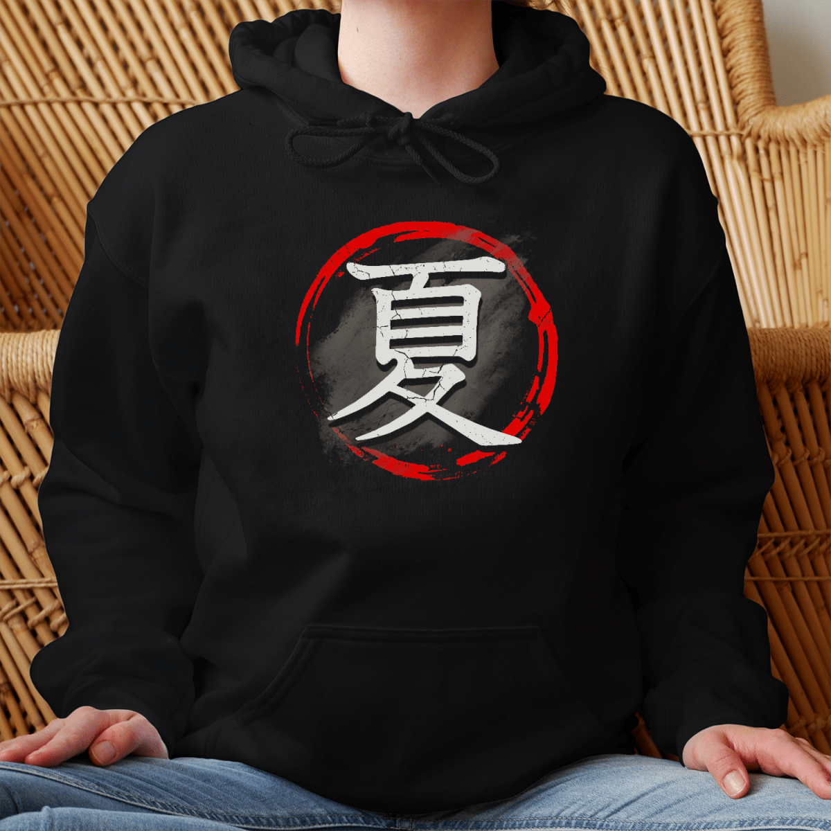 S Japanese Summer Kanji Premium Unisex Hoodie - Kanji Soul