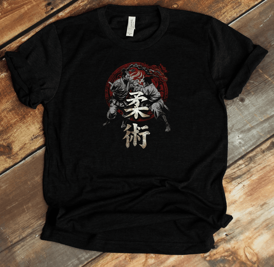 S Jiu Jitsu V - Neck - KanjiSoul