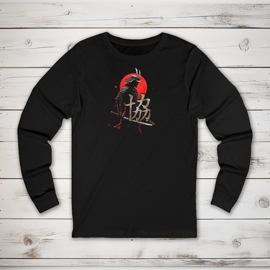 S Kana / Kyō Kanji Long Sleeve T-Shirt - KanjiSoul