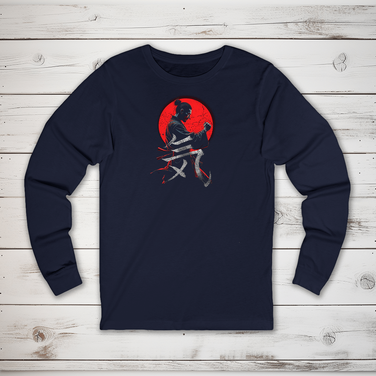 S KI / QI Kanji Long Sleeve T-Shirt - KanjiSoul