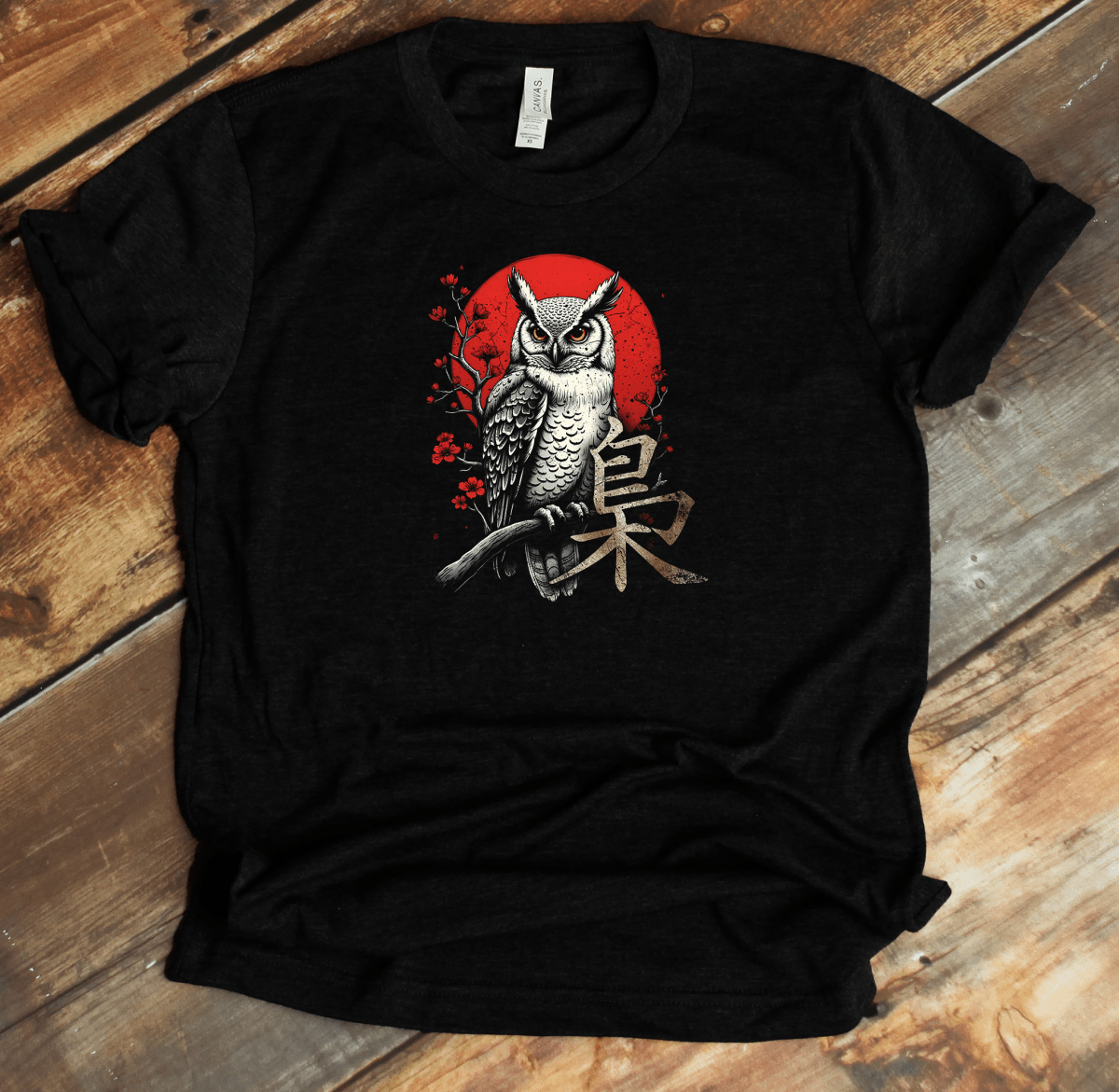 S Owl V - Neck - KanjiSoul