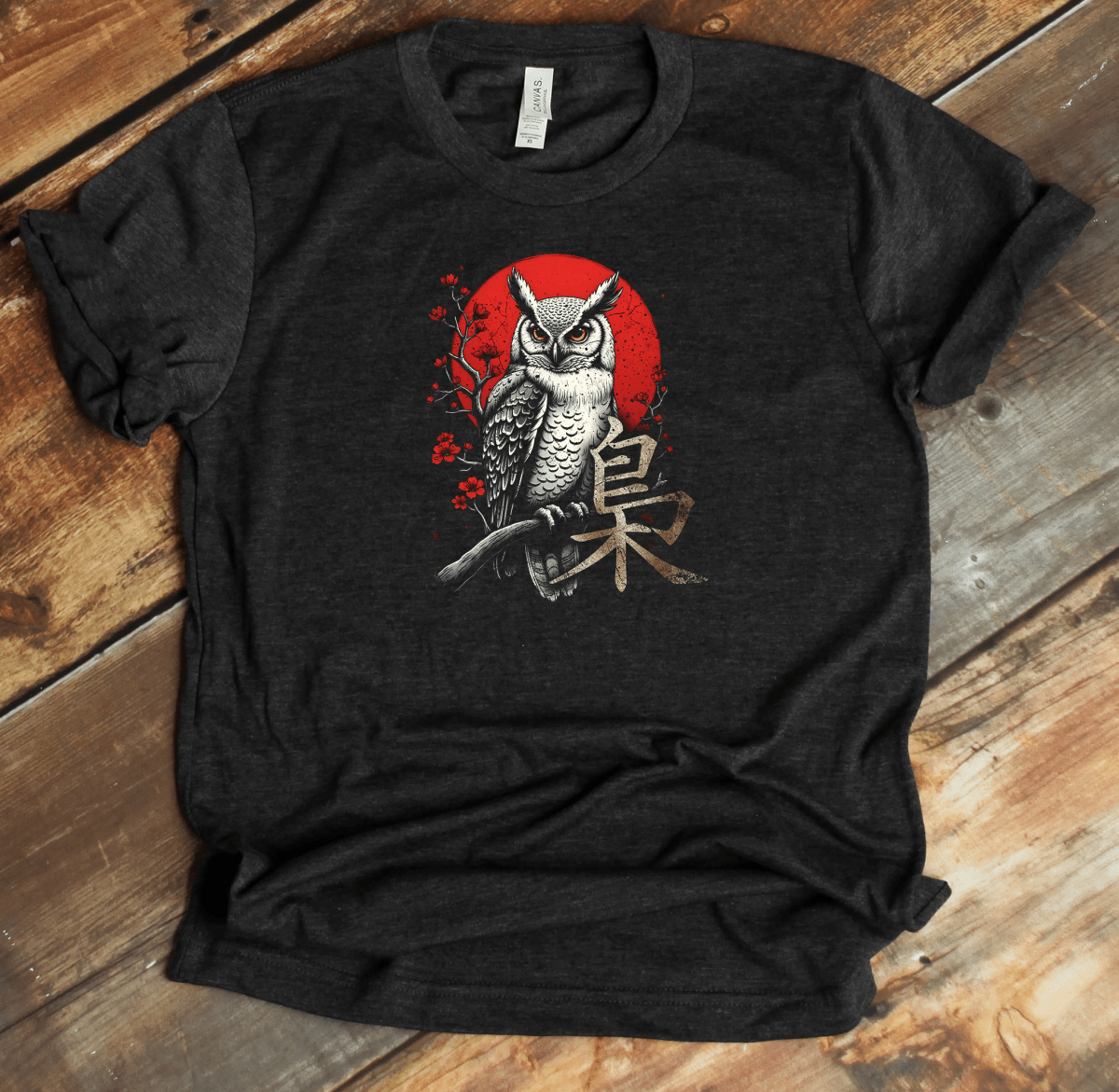 S Owl V - Neck - KanjiSoul