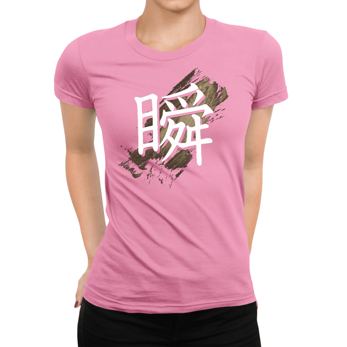S Premium Japanese Kanji The Moment Women's T-Shirt - Kanji Soul