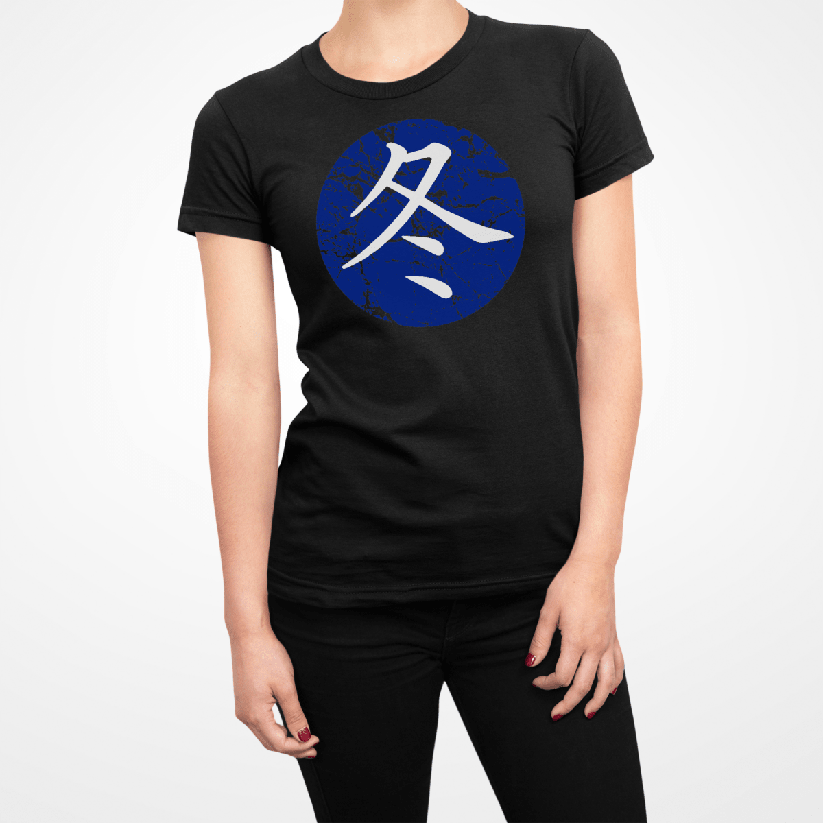S Premium Japanese Kanji Winter Symbol Women's T-Shirt - Kanji Soul