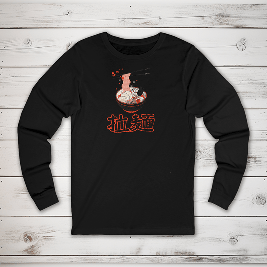 S Ramen Kanji Long Sleeve T-Shirt - KanjiSoul