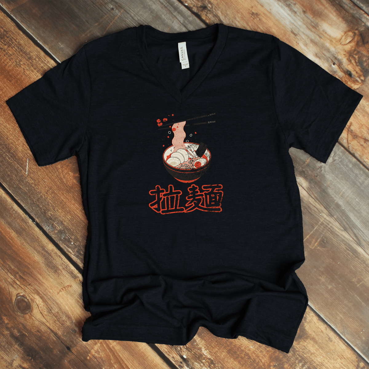 S Ramen V - Neck - KanjiSoul