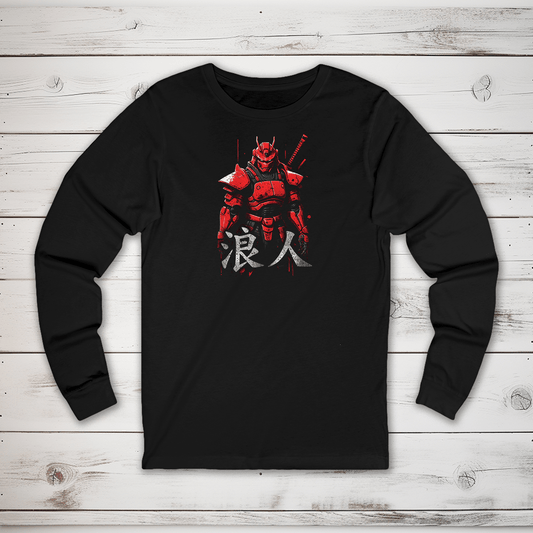 S Ronin Robot Kanji Long Sleeve T-Shirt - KanjiSoul