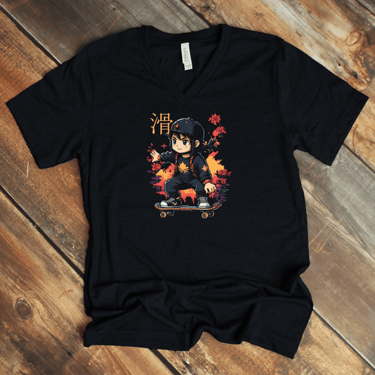 S Skater V - Neck - KanjiSoul